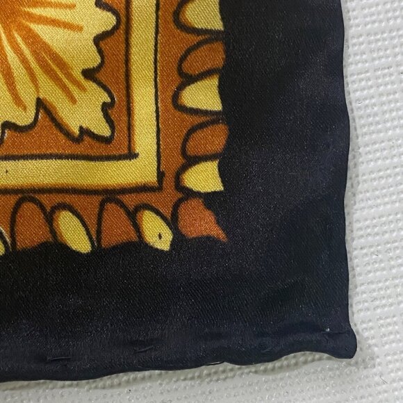 Huali 100% silk scarf large chinese vibrant colors - Picture 4 of 8